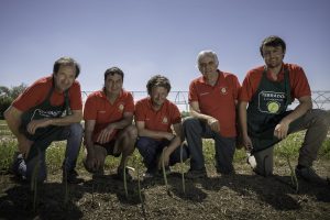 Equipe Terradoc avec asperges